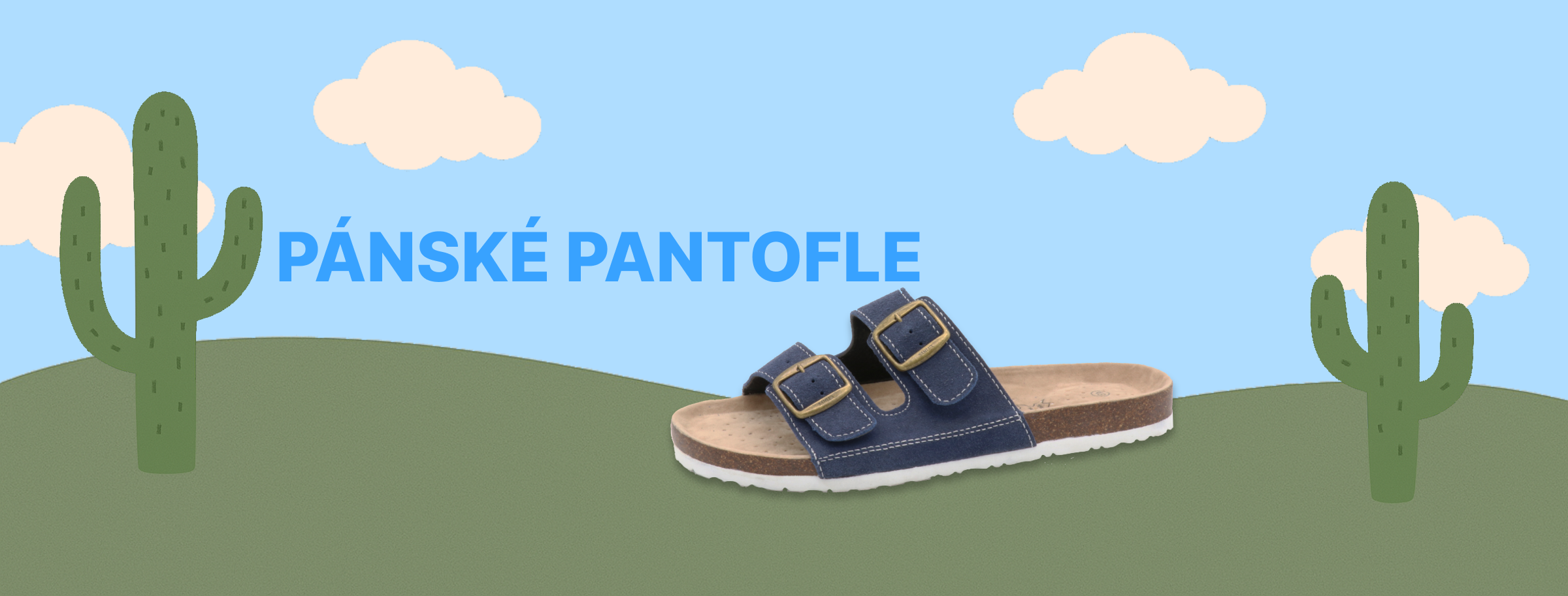 Pánské korkové pantofle